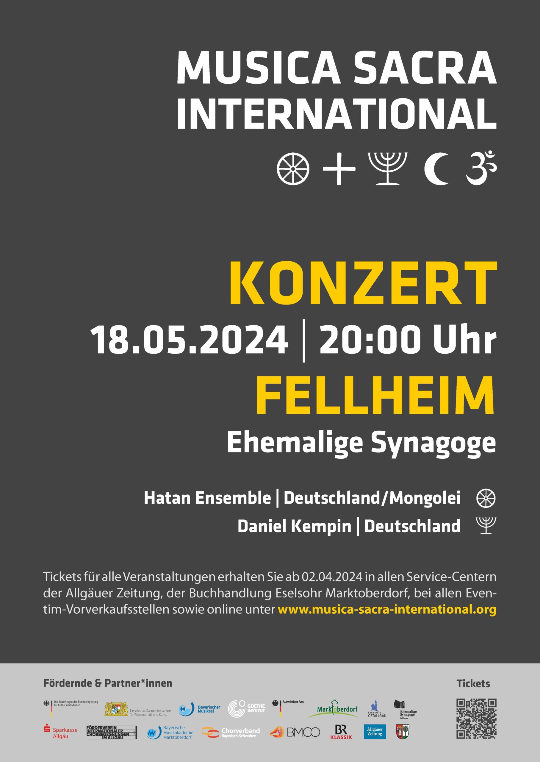 Musica Sacra International || Konzert Hatan Ensemble & Daniel Kempin